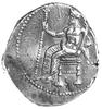 Cylicja- Tarsos, stater 361- 334 pne, Aw: Ołtarz Baala trzymającego berło z lotosu, Rw: Lew w lewo..