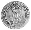trojak 1563, Wilno, ciekawa i nienotowana odmiana napisu na awersie SIGIS AVG D G herb Topór REX P..