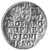 trojak 1605, Kraków, literka K rozdziela datę, K
