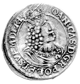 ort 1655, Toruń, drugi egzemplarz, moneta wybita tym samym stemplem co poprzednia, można prześledzić zmiany zachodzące na stemplu powstałe wskutek jego używania