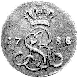 grosz z miedzi krajowej 1788, Warszawa, Plage 13