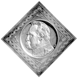 10 złotych 1934, Józef Piłsudski, klipa, Parchimowicz P-159, wybito 300 sztuk, srebro, 38,24 g., piękna stara patyna