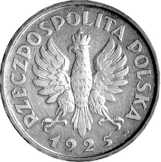 5 złotych 1925, Konstytucja 81 perełek, Parchimowicz 113 b, wybito 1.000 sztuk, srebro, 25,04 g., stara patyna