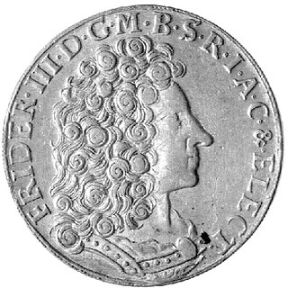 gulden 1698, Magdeburg, Aw: Popiersie, Rw: Wielo