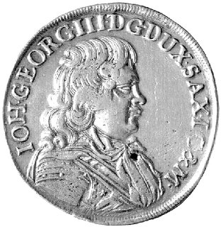 gulden 1682, Aw: Popiersie, Rw: Tarcza herbowa, 