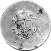 Śląsk- odważnik jednego dukata 1739 r., Aw: Orzeł w tarczy pod mitrą książęcą i data 1739, Rw: Sto..