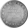 medal wybity w 1909 r w setną rocznicę śmierci Juliusza Słowackiego autorstwa Jana Raszki, Aw: Pop..