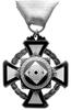pamiątkowa odznaka Kurkowego Bractwa Strzeleckiego w Chorzowie 1928- 1938; Krzyż równoramienny z n..