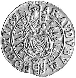 dukat 1691, Krzemnica, Herinek 357, Fr. 51 (Hungary), złoto 3.47 g.