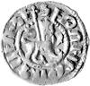 Hetum I i Zabela 1229- 1290, tram, Aw: Stojący na wprost król z królową z długim krzyżem, napis w ..