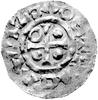 Bolesław I 929- 967, denar, Aw: Krzyż równoramienny, w polu 3 kulki i kółko, napis w otoku: BOLEZL..