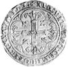 Karol VII 1422- 1461, royal d' or, Aw: Król stojący na wprost i napis w otoku: KAROLVS DEI GRA FRA..