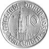 10 guldenów 1935, Berlin, Ratusz Gdański.