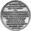 medal na zaślubiny Fryderyka Augusta (późniejsze