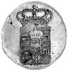 żeton z okazji przyłączenia Galicji i Lodomerii do Austrii w 1773 r., Aw: Tarcza herbowa Galicji i..