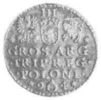 trojak 1594, Malbork, Aw: Popiersie i napis, Rw: Napis, Kop. XXIX.3b. -RR-, H-Cz. 923 R T.4.