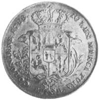 talar 1788, Warszawa, Aw: Głowa i napis, Rw: j.w