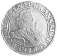 talar 1623, Gnoien, Aw: Popiersie Jana Albrechta