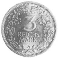 3 marki 1931, Berlin (Kursmünze), J. 349