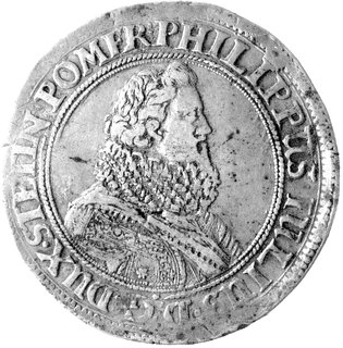 talar bez daty (1621), Nowopole, Aw: Popiersie, Rw: Wielopolowa tarcza herbowa, Hildisch 168, Dav. 7200.
