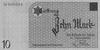 10 marek 15.05.1940, Campbell 4205.b, na stronie odwrotnej pieczęć ENTWERTET, papier ze znakami wo..