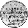 Polska - odważnik monety 50 złotowej 1817, Plage 289, H-Cz. 5355 R, mosiądz, 9.68 g, rzadki.