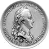 medal autorstwa Holtzeya dla uczczenia Konstytucji 3 Maja wybity w 1791 r., Aw: Popiersie króla w ..