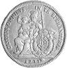pół karolina 1733, Monachium, Aw: Głowa, Rw: Madonna, Hahn 256, Fr.233, złoto 4.76 g.