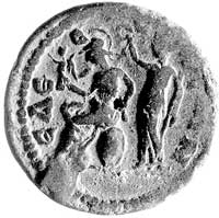Macedonia-Edessa, AE-25, Aw: Popiersie Gordiana w koronie radialnej i napis.., Rw: Roma siedząca w..
