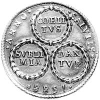 półtalar medalowy 1588, Olkusz, Aw: Popiersie ..