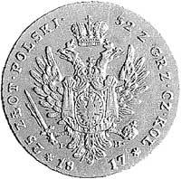 25 złotych 1817, Warszawa, trzeci egzemplarz, złoto, 4.88 g, rysy w tle