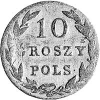 10 groszy 1831, Warszawa, Plage 93, rzadkie