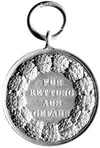 Prusy- medal nagrodowy za ratowanie w potrzebie,