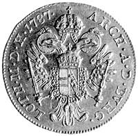 Józef II 1780-1790, dukat 1787, Wiedeń, Aw: Głowa, Rw: Orzeł cesarski, Fr.299, Herinek 29, złoto 3..