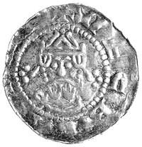 Fryzja - margrabia Egbert II 1068- 1090, denar, mennica Staveren, Aw: Popiersie brodatego mężczyzn..