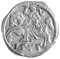 denar 1555, Wilno, Kurp. 642 R3, Gum. 592, T. 6