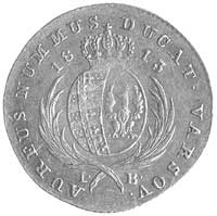 dukat 1813, Warszawa, Aw: Głowa księcia i napis 
