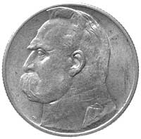 2 złote 1936, Warszawa, Piłsudski, rzadkie, minimalna rysa w tle