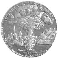 odbitka w srebrze dwudukatówki wybitej w 1764 roku z okazji odwiedzin Kurlandii przez carycę Katar..