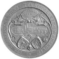 medal autorstwa W. Pittnera wybity w Wiedniu i rozdawany wystawcom Wystawy Krajowej w Krakowie 188..