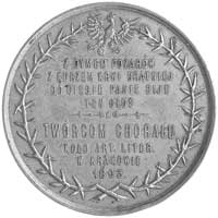 Kornel Ujejski i Józef Nikorowicz- medal niesygnowany 1893 r., Aw: Popiersia twórców chorału w lew..