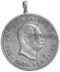 medal dla upamiętnienia wojny francusko-pruskiej wydany przez Gdański Związek Weteranów (założony ..