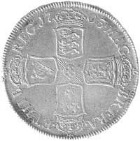 Anna 1702- 1714, pół korony 1703, Aw: Popiersie. Rw: Herby, Seaby 3580