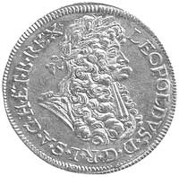 Leopold 1657- 1705, dukat 1685, Wiedeń, Aw: Popiersie bez obwódki, w otoku napis, Rw: Orzeł cesars..