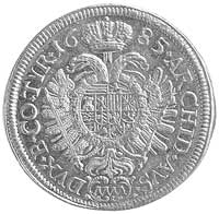 Leopold 1657- 1705, dukat 1685, Wiedeń, Aw: Popiersie bez obwódki, w otoku napis, Rw: Orzeł cesars..