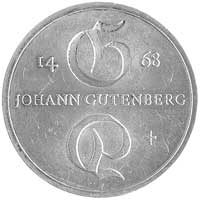 5 marek 1968, pamiątkowe na 500-lecie śmierci Gutenberga, J. 1523