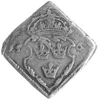 Eryk XIV 1560-1568, 16 öre (klipa), 1565, Aw: Monogram królewski w tarczy, Rw: Herb Szwecji w tarc..