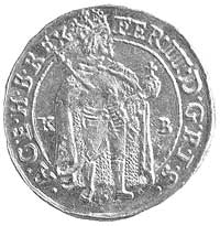 Ferdynand III 1637-1657, dukat 1640, Krzemnica, Aw: Stojący król i litery K-B, Rw: Madonna, Huszar..