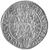 dukat 1652, Krzemnica, Aw: Stojący król i litery