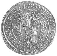 dukat 1677, Nagybánya, Aw: Popiersie cesarza, Rw